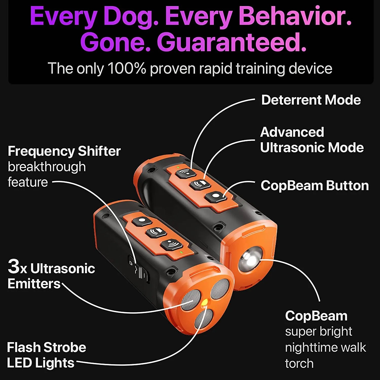 Training Device Rechargeable Anti Dog Bark