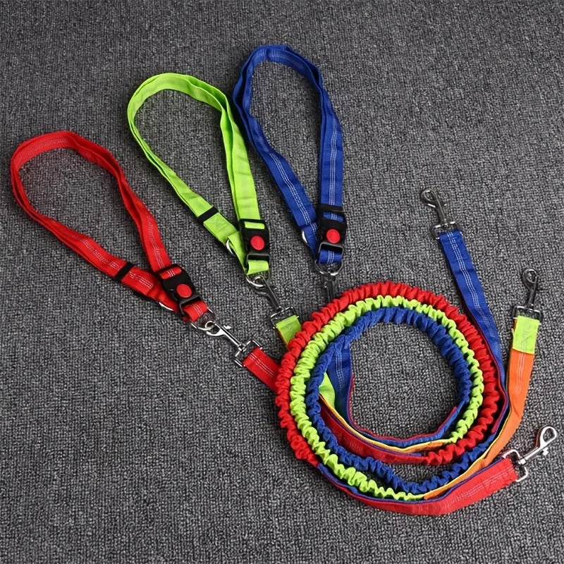 Hands-free walks and runs with our Dog Collar Retractable Bungee