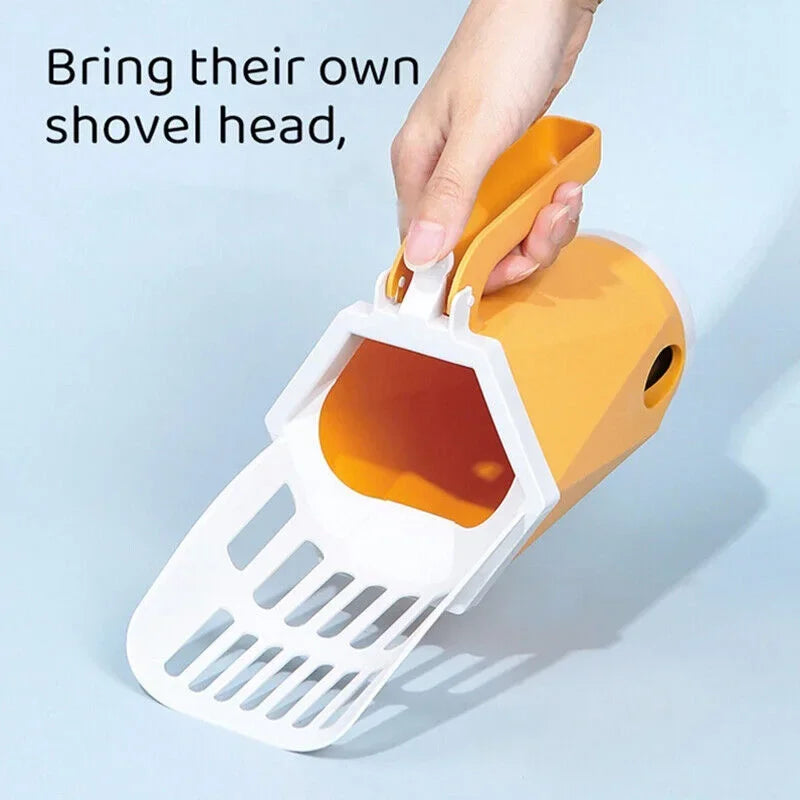 Cat Litter scoop Spoon Portable/Integrated Bag