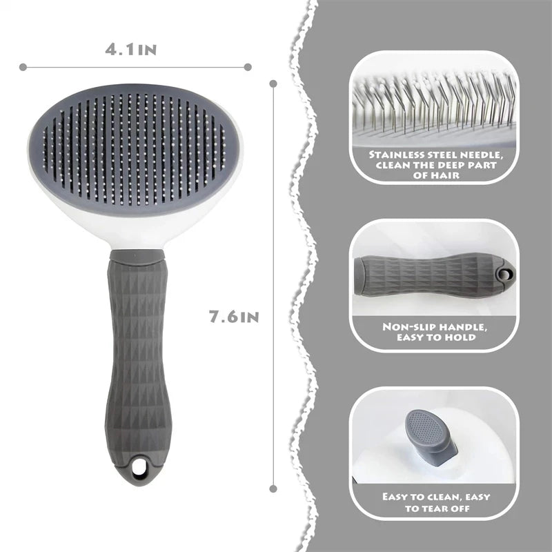 Stainless steel non-slip brush