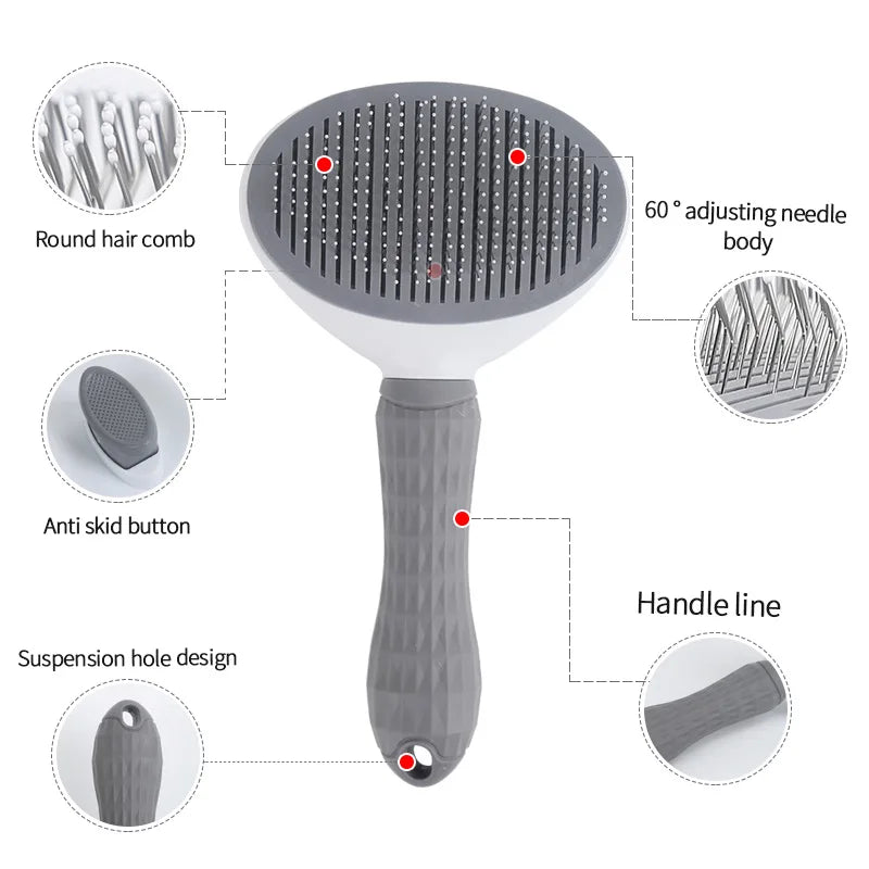 Stainless steel non-slip brush