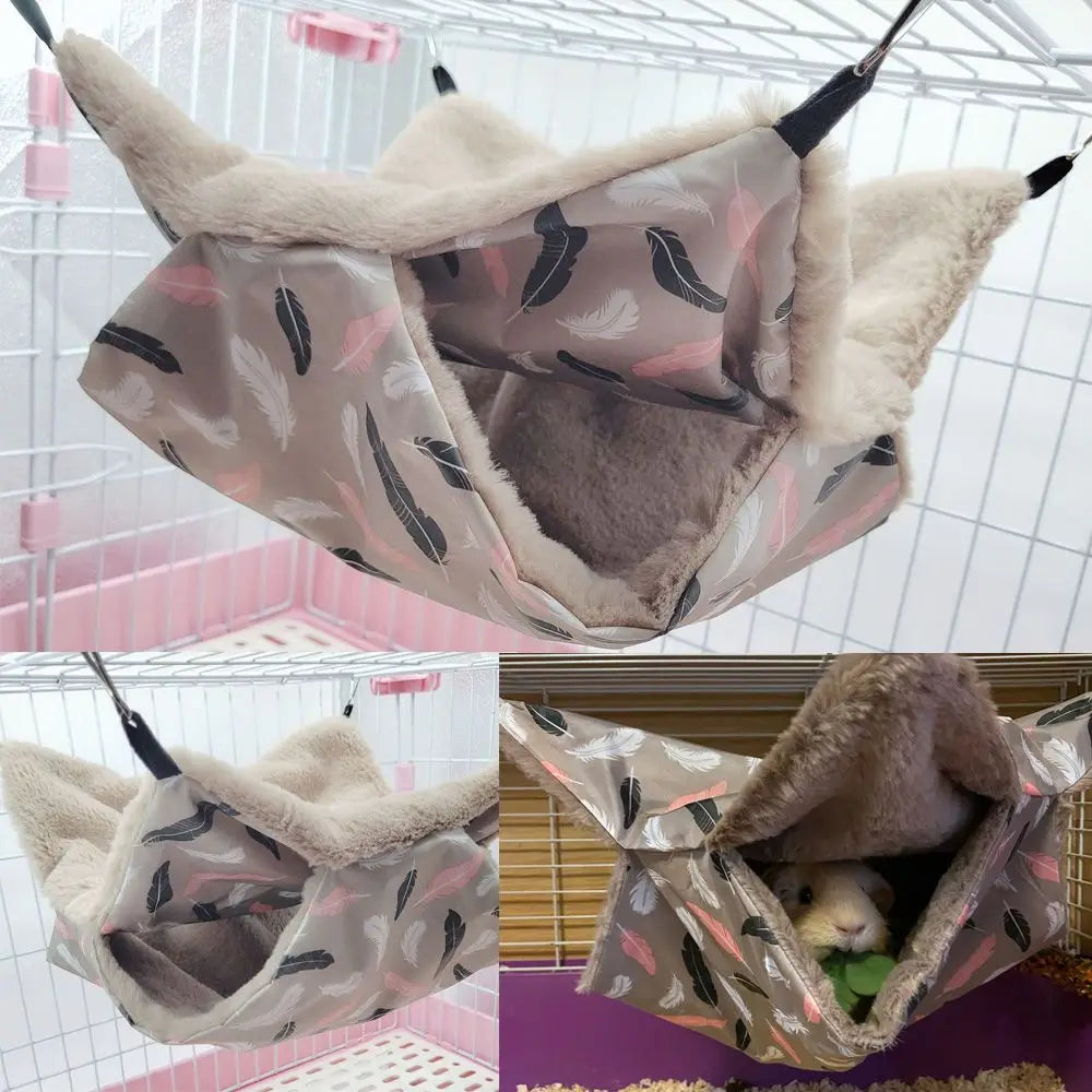 Thicken Sleeping Bag Nest Pets Rat Squirrel Hanging Cage House