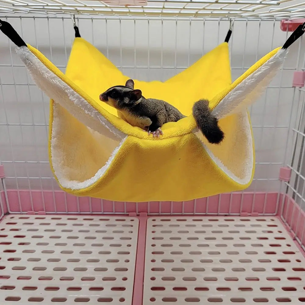 Thicken Sleeping Bag Nest Pets Rat Squirrel Hanging Cage House