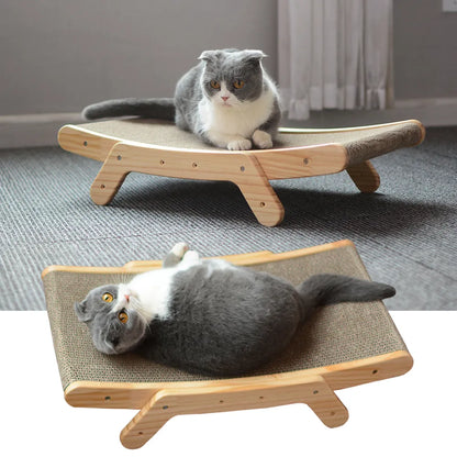 Detachable Lounge Bed 3 In 1 Scratching Post For Cats Training Grinding