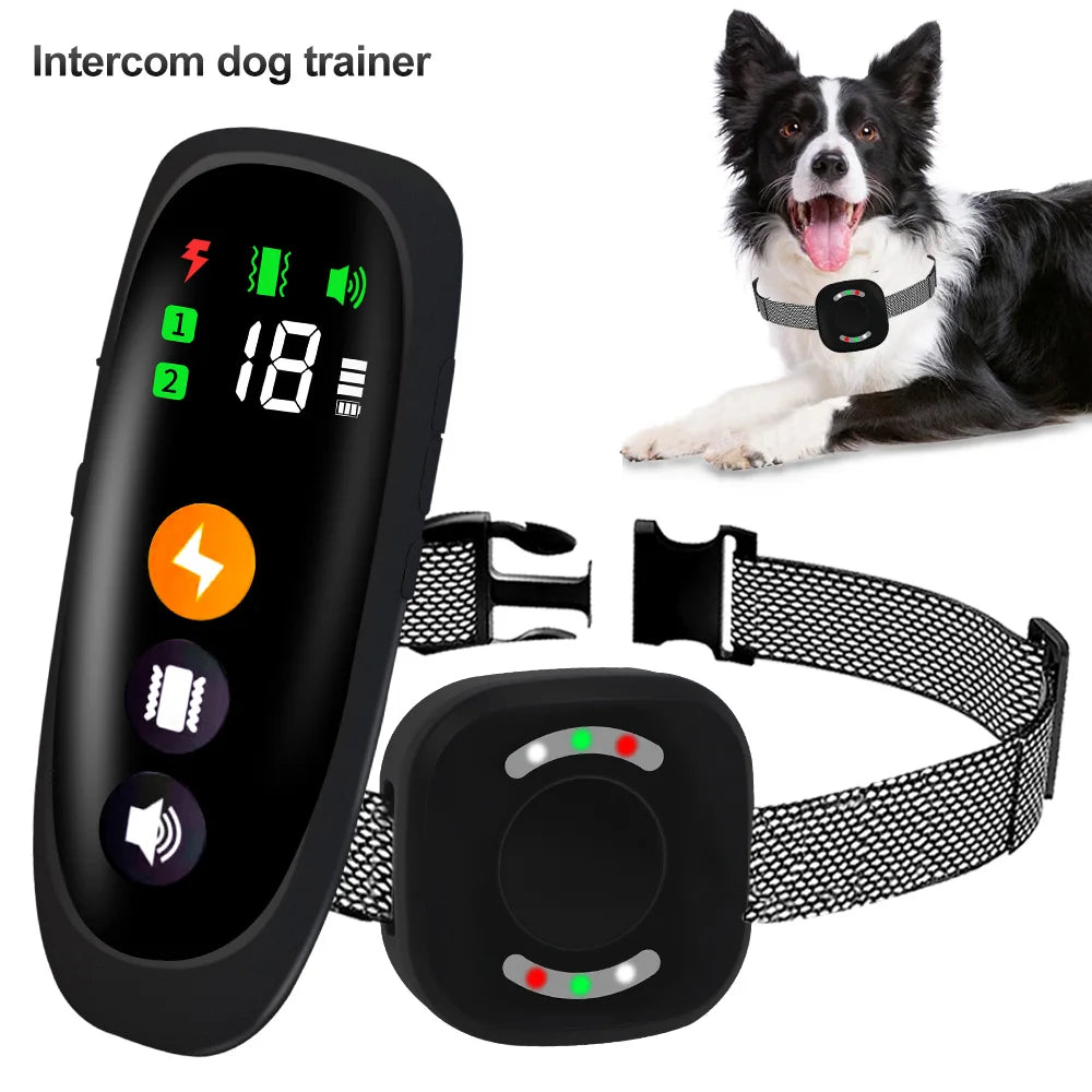 Dog Training Collar Remote Control Shock Collar Waterproof Anti Bark